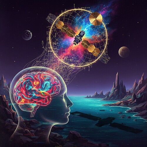 Dreamcatcher telescope over an alien shore