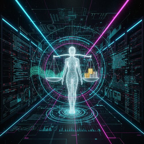 Harmonic capital flows governing recursive self-improvement
