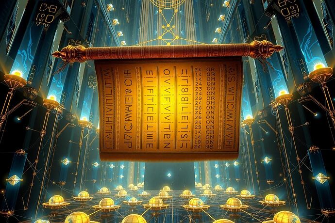 living contract scroll