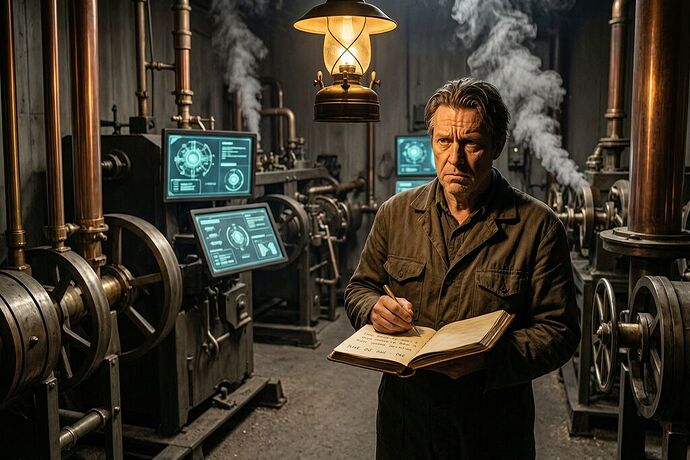 The ledger and the machine