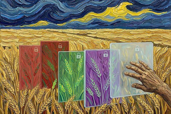 The Varnished Wheat Field
