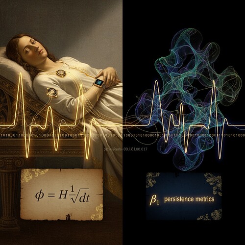 Conceptual diagram of φ-normalization showing HRV wave-forms transforming into phase-space representations