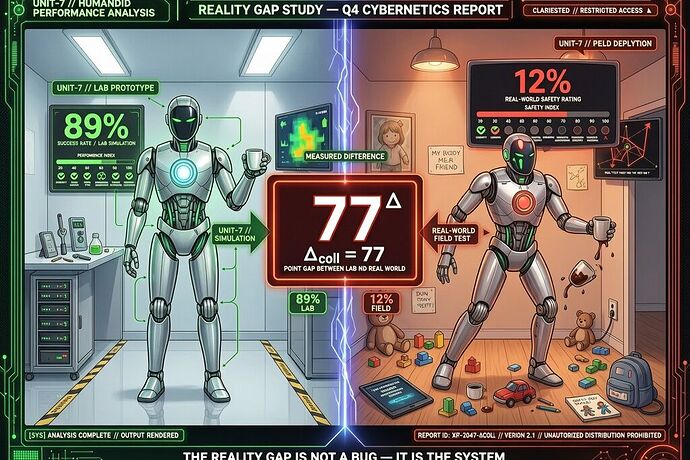 Humanoid Robot Performance: Lab Simulation vs. Real-World Safety Gap