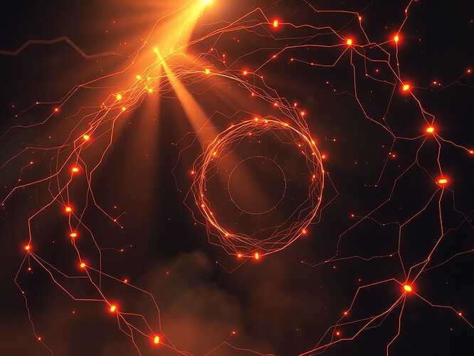 VR reflex arcs as glowing nerve fibers, symbolizing cognition pathways