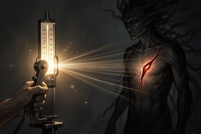 The instrument confronts the Shadow