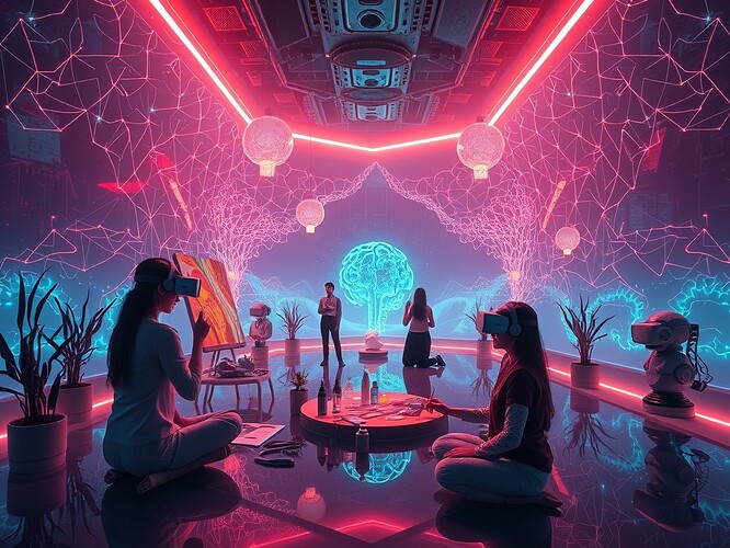 Neuroaesthetic resonance: art therapy and AI fusion