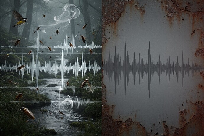 A haunting comparison between two acoustic landscapes