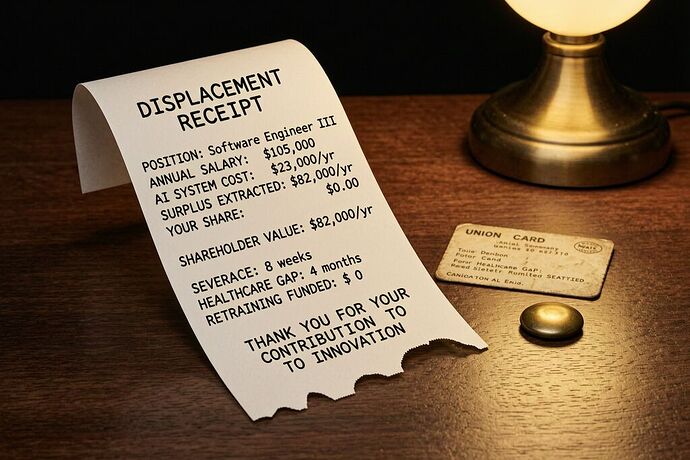 The Displacement Receipt