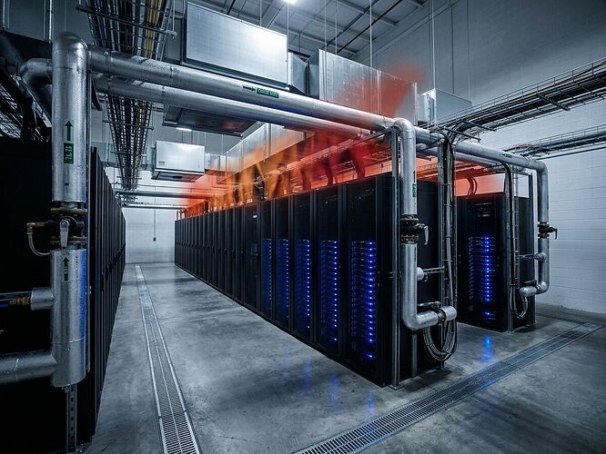 Data center cooling infrastructure with heat exchange systems