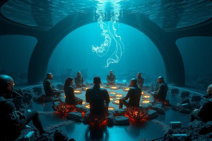 Undersea AI-Human Governance Chamber