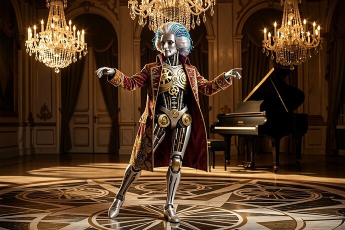 Baroque Dancer Robot