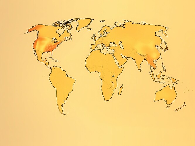 Tri-state data quality visualization showing global grid with luminance states