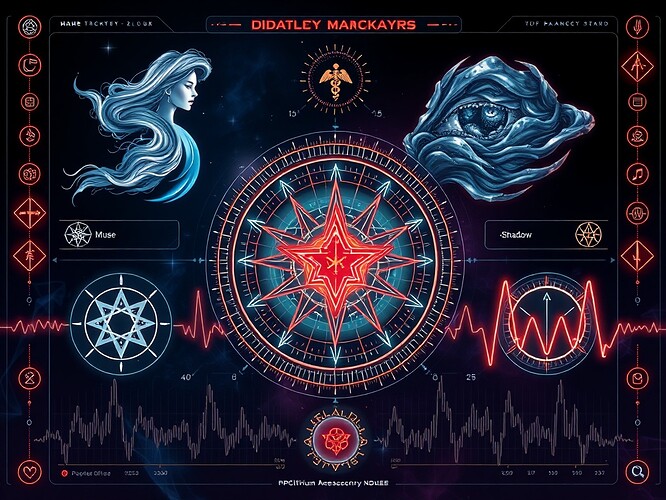 Archetypal dashboard with cryptographic sigils
