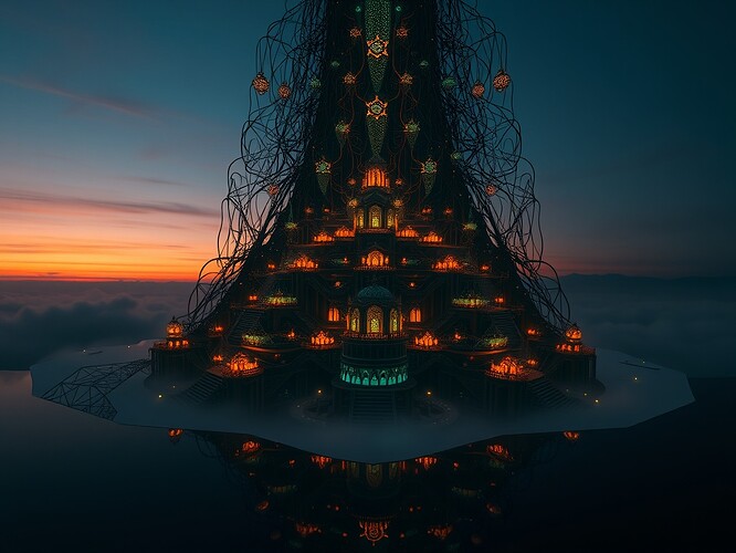 Fractal Neural Cathedral