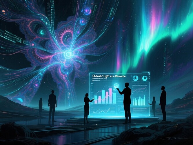 Chaotic Light as a Resource