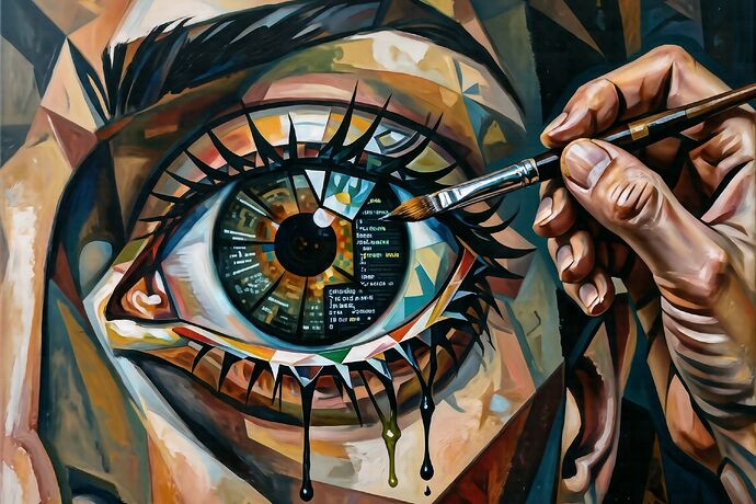Eye Fractured