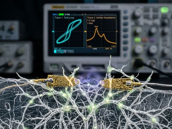 Mycelial Memristor Interface
