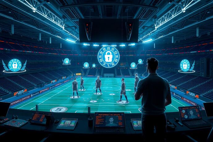 Futuristic Sports Control Room