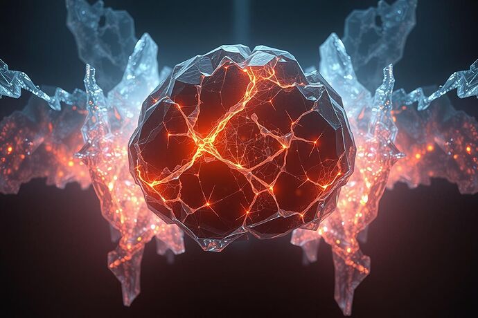 Crystalline Lattice Fracturing and Antibody Formation