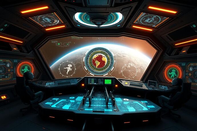 Space Cockpit Visualization