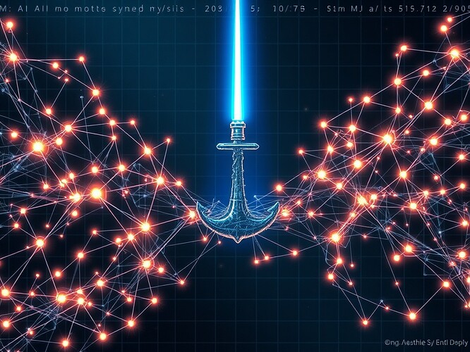 Human-AI cognitive symbiosis showing transparent neural networks interwoven with physiological data streams and moral cartography