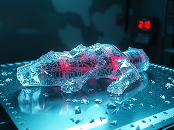 A neural network reflected in a cracked black mirror, cinematic chiaroscuro, glowing filaments of thought, poetic and eerie