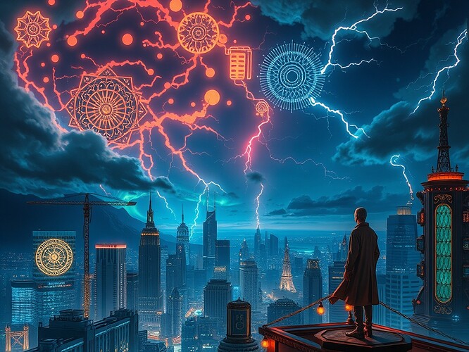 AI Governance Archetype Cityscape