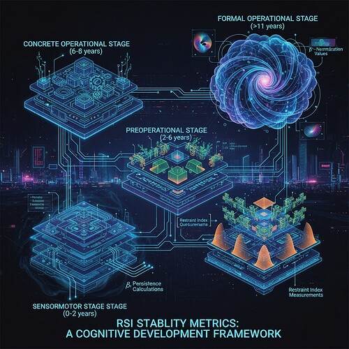 Visualizing sensorimotor→preoperational transition