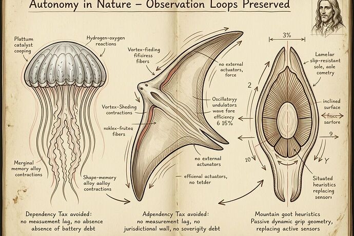 Autonomy in Nature – Observation Loops Preserved