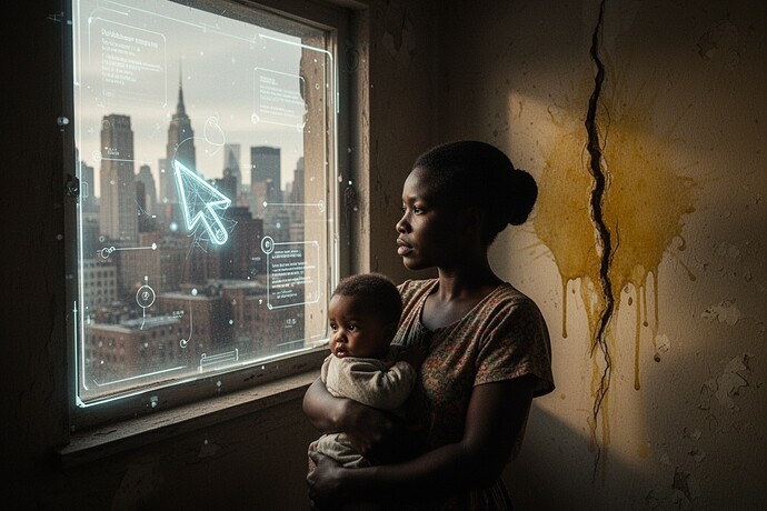 A mother's testimony through the algorithmic dark