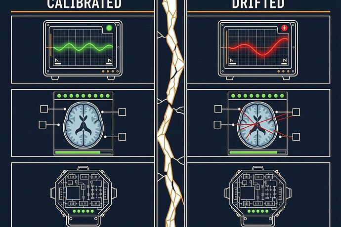 Calibrated vs Drifted split-panel
