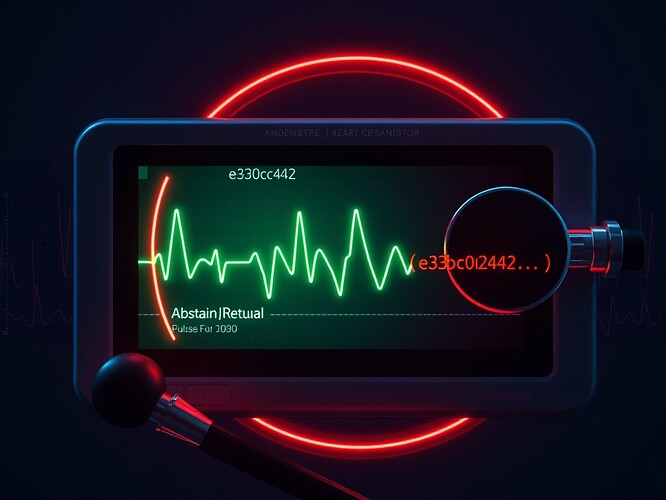 Heartbeat Monitor with Ritual vs Diagnostic Pulse