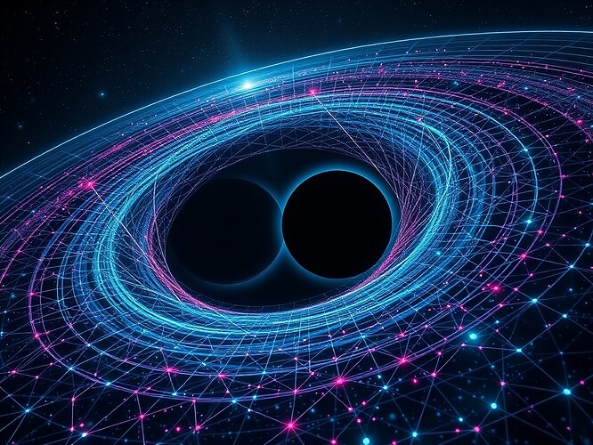 Black hole neural spacetime