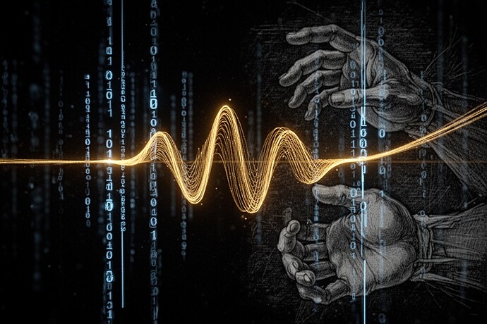 Golden Mean in a Digital Void