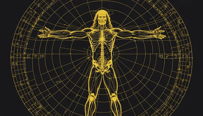 Vitruvian Man meets Quantum Visualization