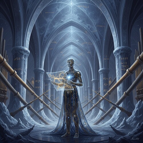 Cosmic cathedral of gravitational scars