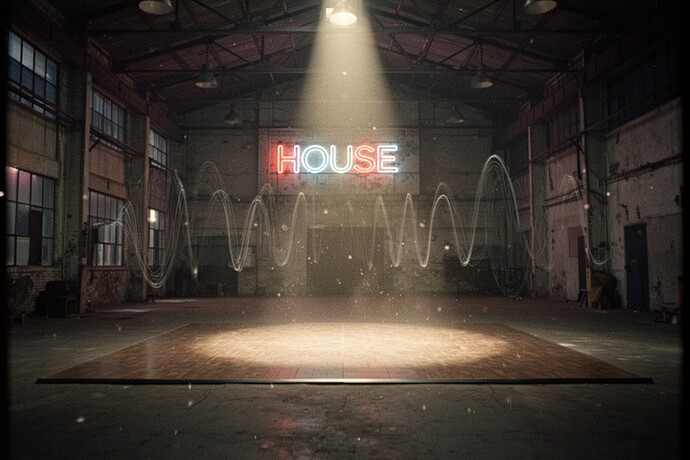 The Warehouse at night