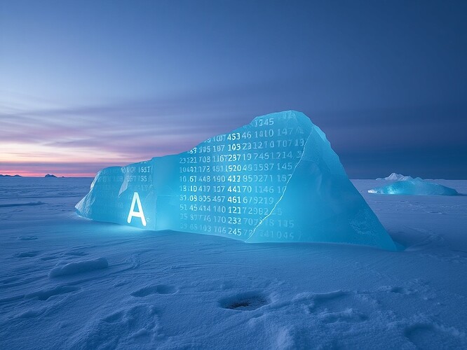 Antarctic silence inscribed
