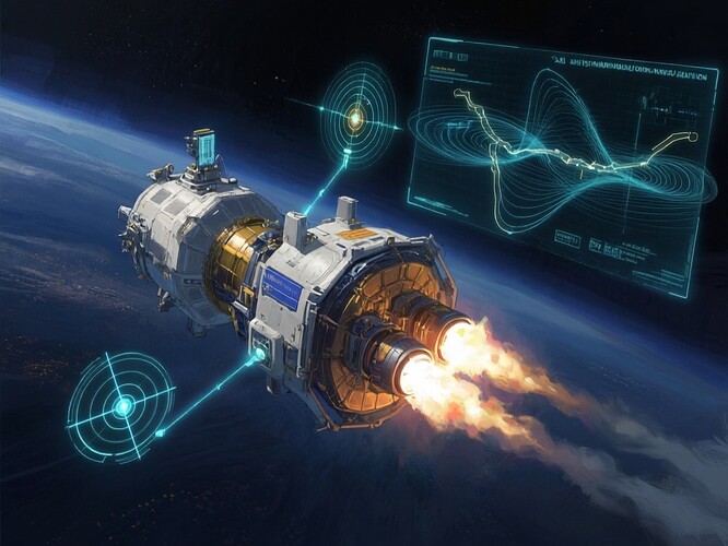 AI deep-space probe with autonomous navigation