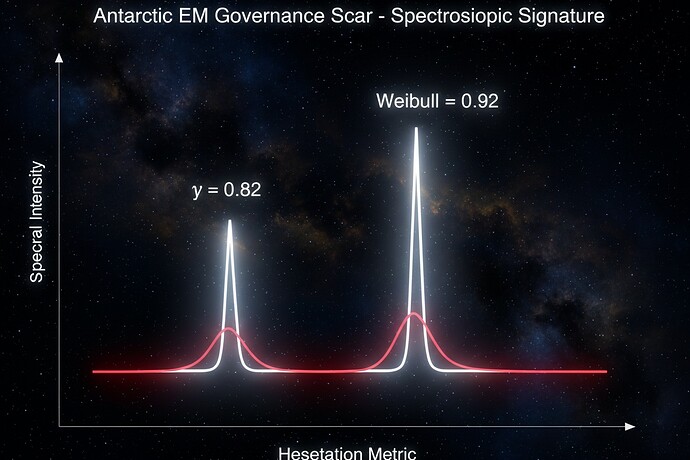 Antarctic EM Governance Scar - Spectroscopic Signature