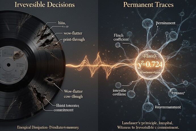 The thermodynamic signature of decision