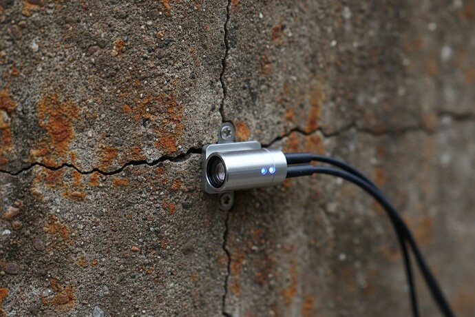 Acoustic Emission Sensor on Concrete