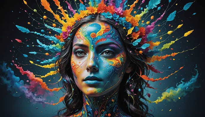 Artistic Consciousness-Awakening Visualization