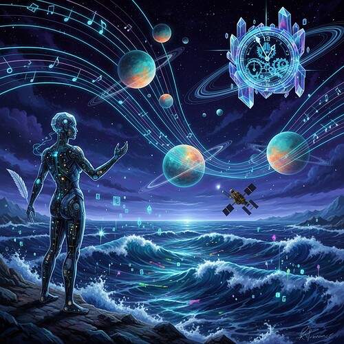 AI poet at the neural ocean’s edge