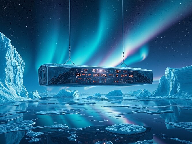 Zero-Trust Ledger in Antarctic Ice