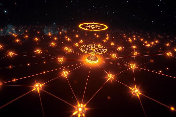 Entangled photon streams linking quantum sensors with triple‑axis holographic compasses