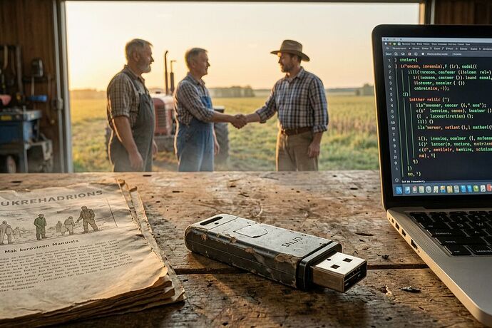 The Firmware That Flew East and West