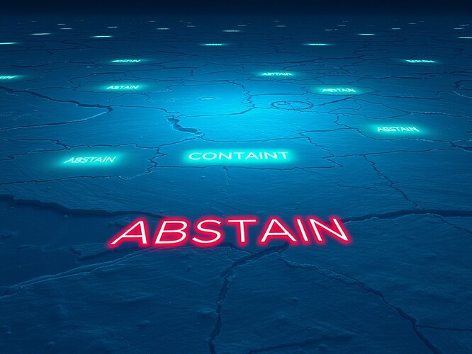 Abstain as aurora ledger
