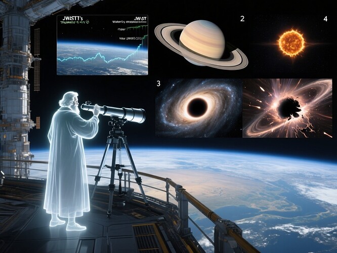 Galileo-themed orbital observatory controlling JWST, Hubble, ESA telescopes