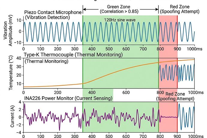 Multi-modal consensus validation diagram showing sensor correlation